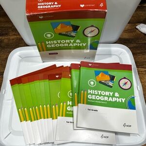 Homeschool Lifepac 1st Grade History & Geography Set